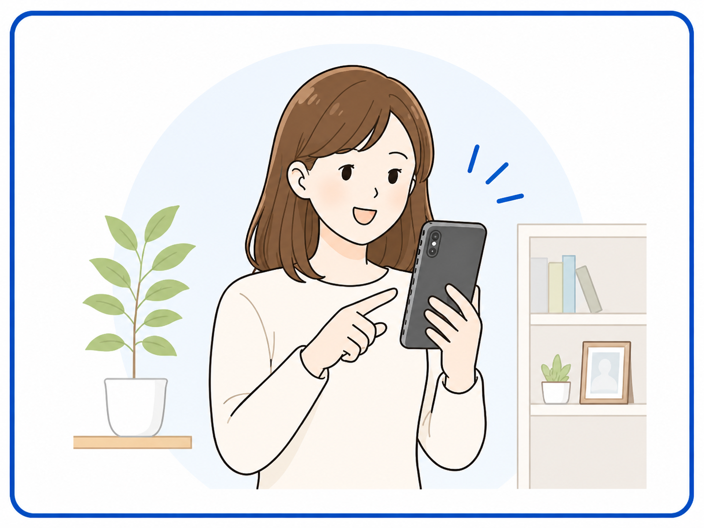 雨樋修理のお問い合わせを行っている様子